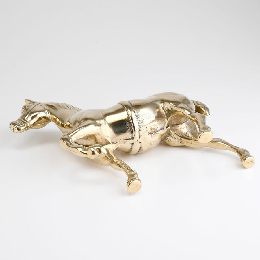 イタリア製 BRASS 真鍮雑貨 真鍮 馬 ブロンズ 置物 ホース 競馬 HORSE