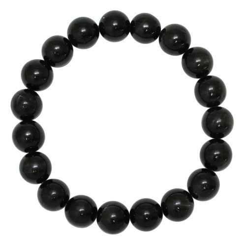 ブラックスター ブレスレット 9.5mm 17cm 天然石 パワーストーン