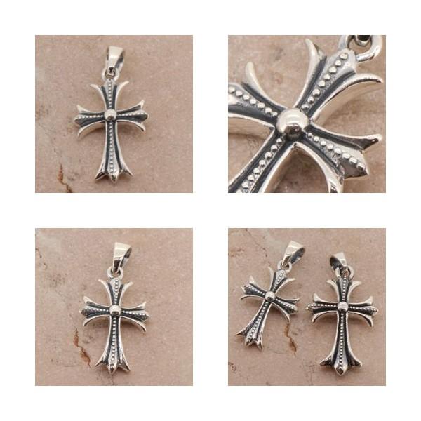 クロス ペンダントトップ(チェーンなし) フレア リバーシブル ミル