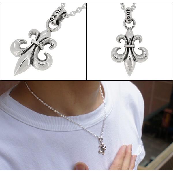 ユリの紋章 ネックレス メンズ シルバー フルールドリス ブランド