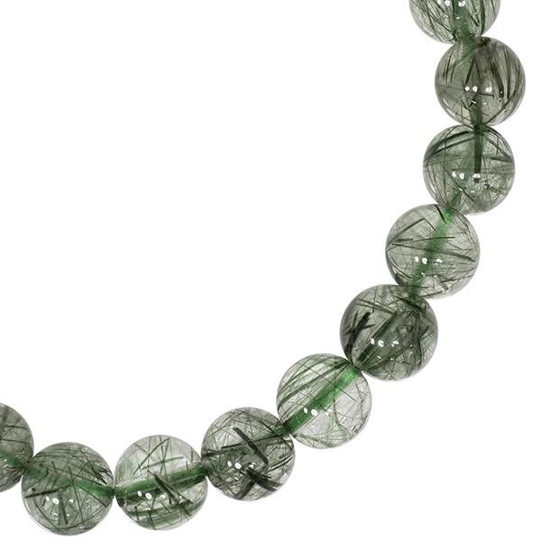 グリーンルチルクォーツ ブレスレット 8.5mm 17.5cm 天然石