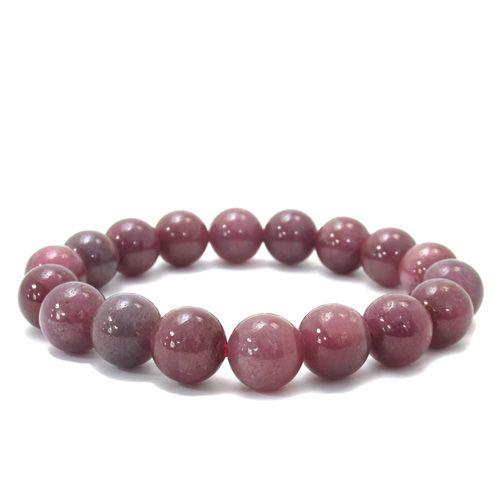 ルビー ブレスレット 10mm 17cm 天然石 パワーストーン 誕生石 7月