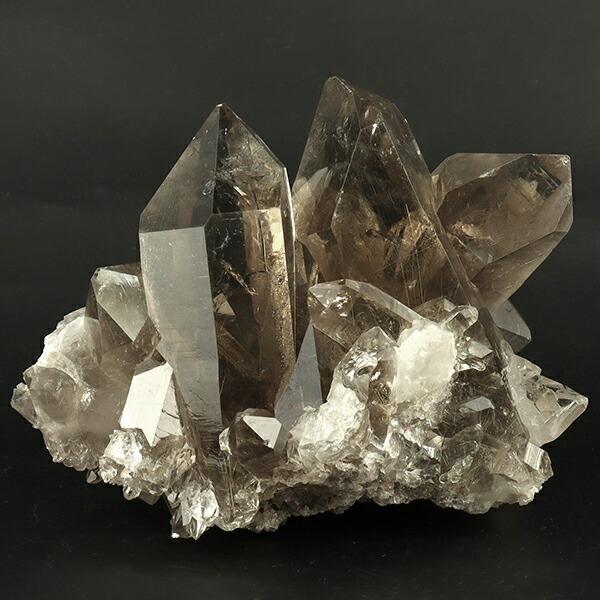 スモーキークォーツ 原石 クラスター 約344g 天然石 パワーストーン