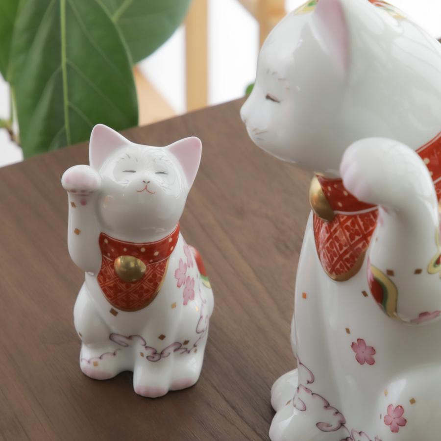 賞美堂 miw みゅう「子」菊S1441 撫子S1443 椿S1445 有田焼 招き猫