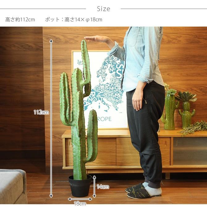 観葉植物 フェイクグリーン サボテン おしゃれ ディスプレイ Brown