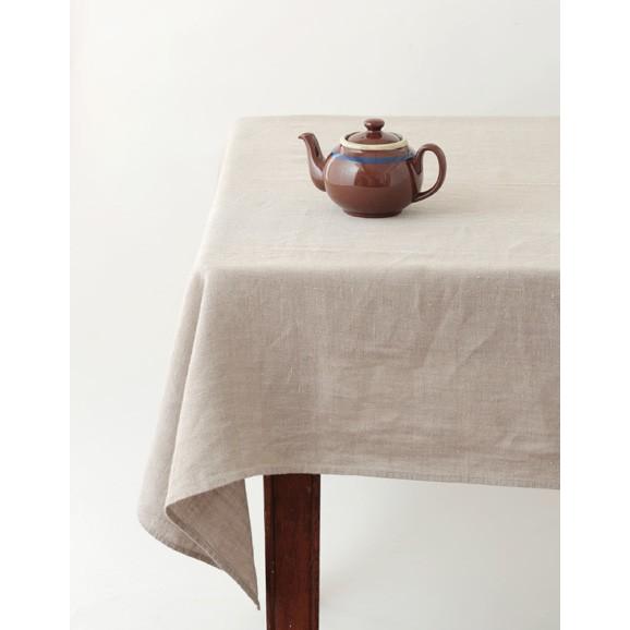 アンティーク フランス リュスティックなシャンブル麻大判テーブル