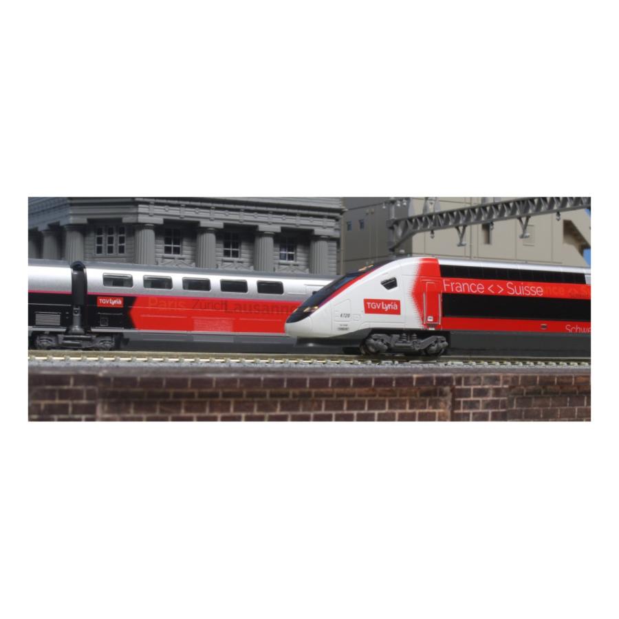 KATO/Lemke N TGV DUPLEX 10-TLG SNCF/LYRIA K101762 : global-train
