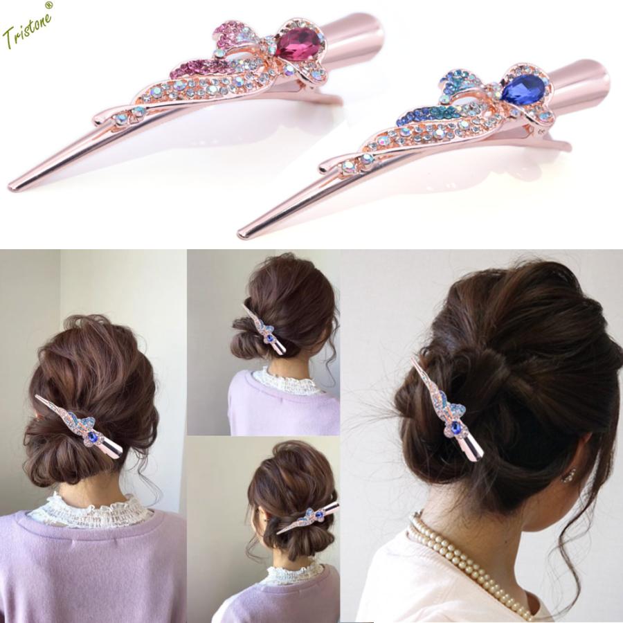 ヘアクリップ くちばしクリップ コンコルドクリップ バンスクリップ 髪