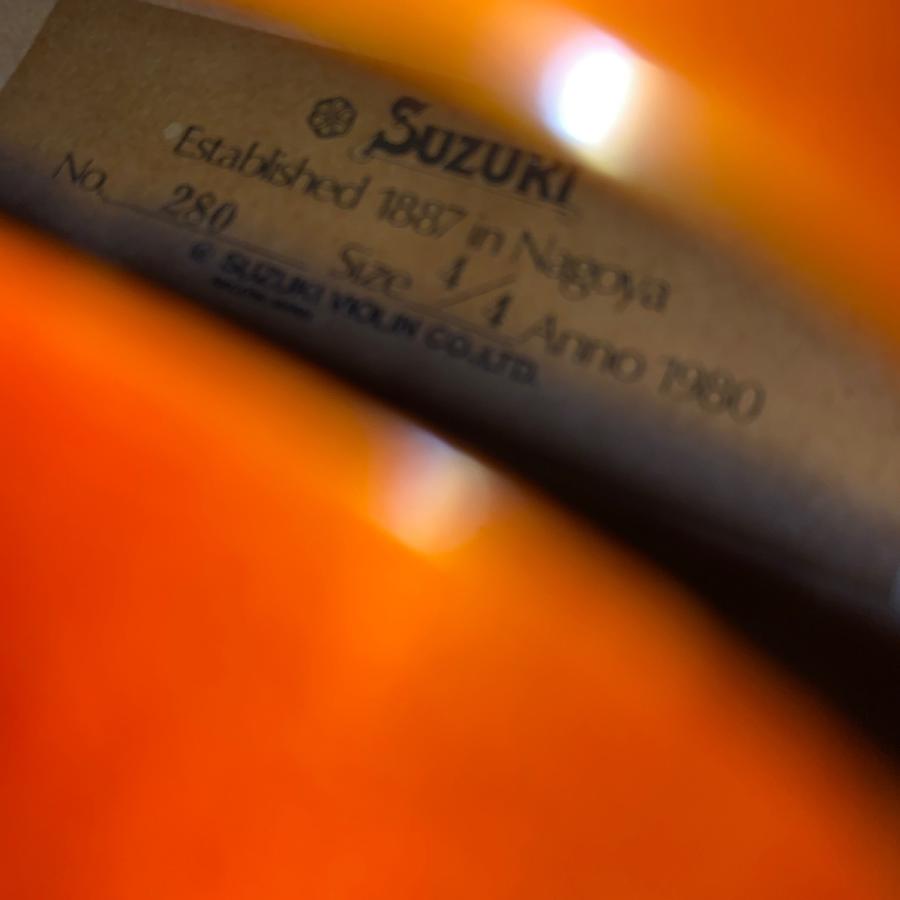 スズキ（SUZUKI） Suzuki No.280 4/4 1980年 Violin バイオリン