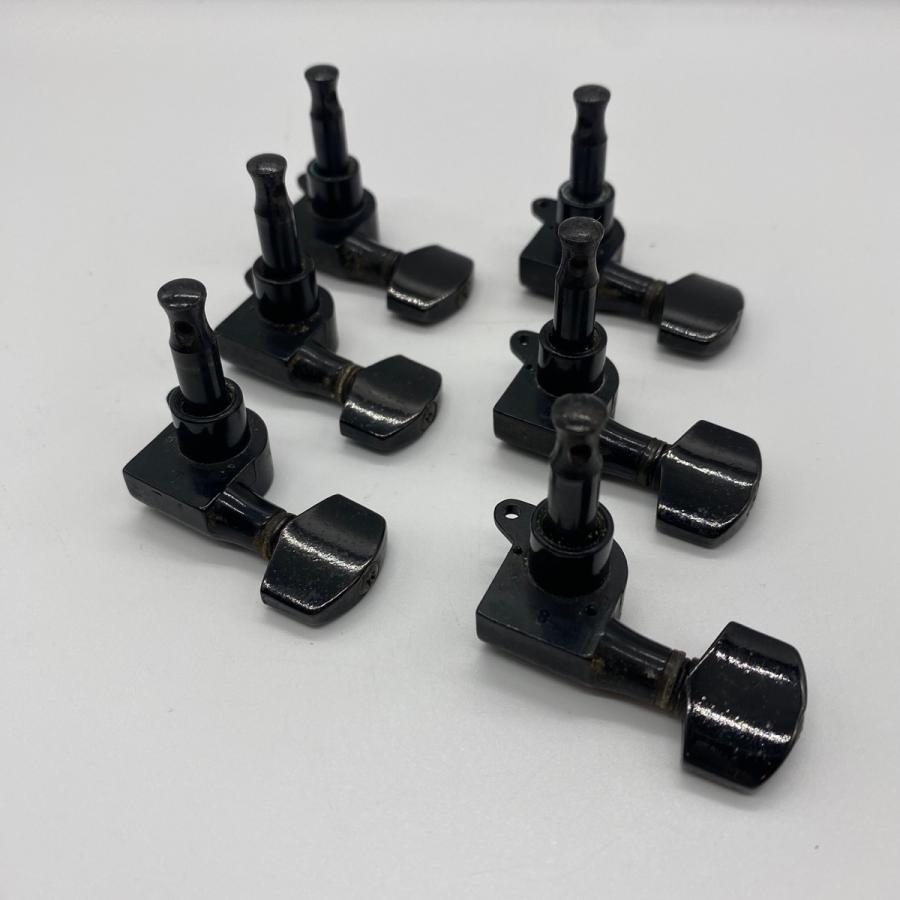 Aria Pro II エレキギター用 ブラック ロトマチックペグ パーツ 糸巻き