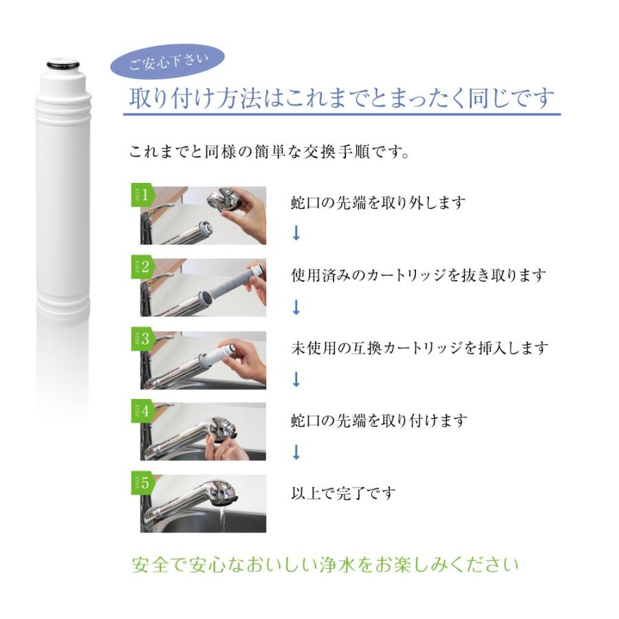 ノーブランド品】 タカギの浄水器に使用できる取付互換性のある交換用