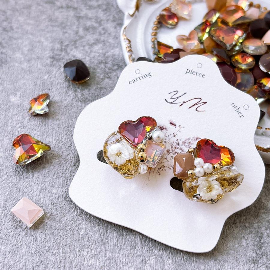 デコパーツ 大人アンティークカラー アソートセット カボション ビーズ