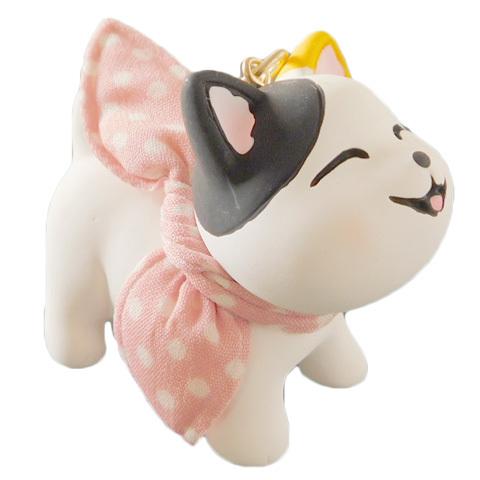 にゃんこキーホルダー 全4種 1個 猫 ねこ ネコ キーリング 鈴つき 2203