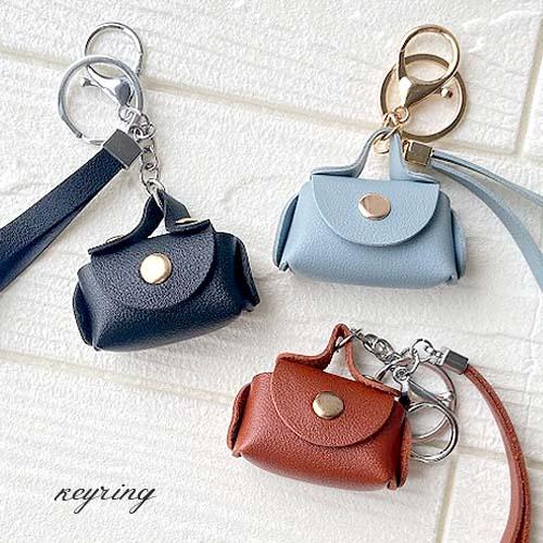 ミニバッグ ストラップ キーホルダー キーチャーム バッグチャーム 全3