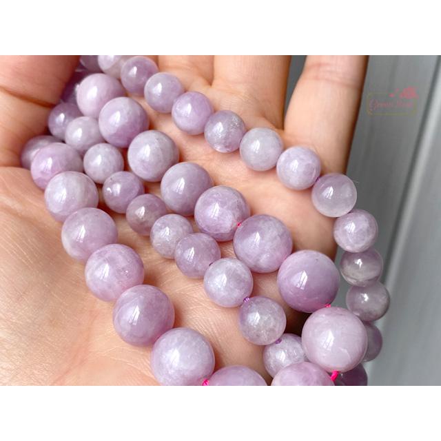 天然石 ビーズ ミルキー ピンク クンツァイト パワーストーン 8mm 1粒