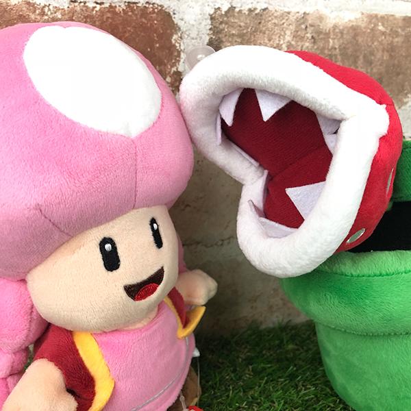 スーパーマリオ ぬいぐるみ (S) (ピーチ姫/デイジー/パックンフラワー