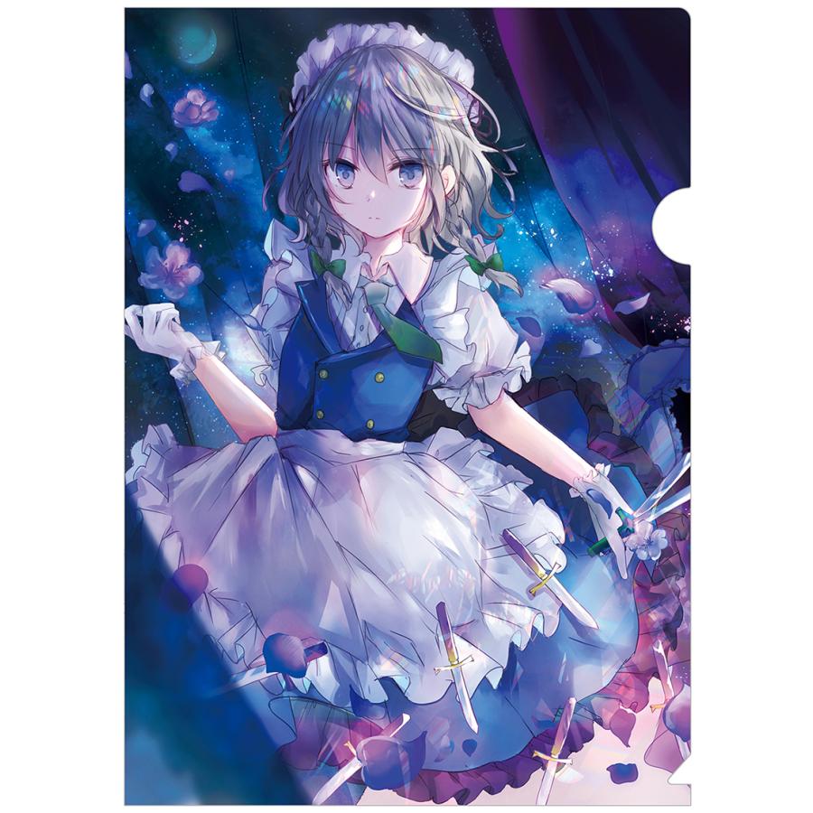 東方projectクリアファイル すなめりドリルクリアファイル 咲夜(KAZU