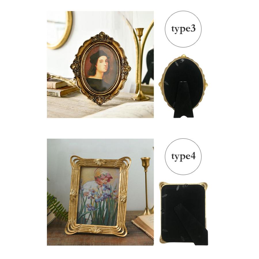 フォトフレーム 大きめ アンティーク調 額縁 ヨーロピアン