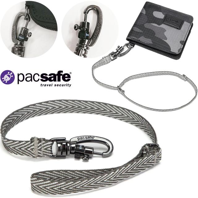 PacSafe（パックセーフ） 防犯用 ストッパー付き ストラップ 財布用