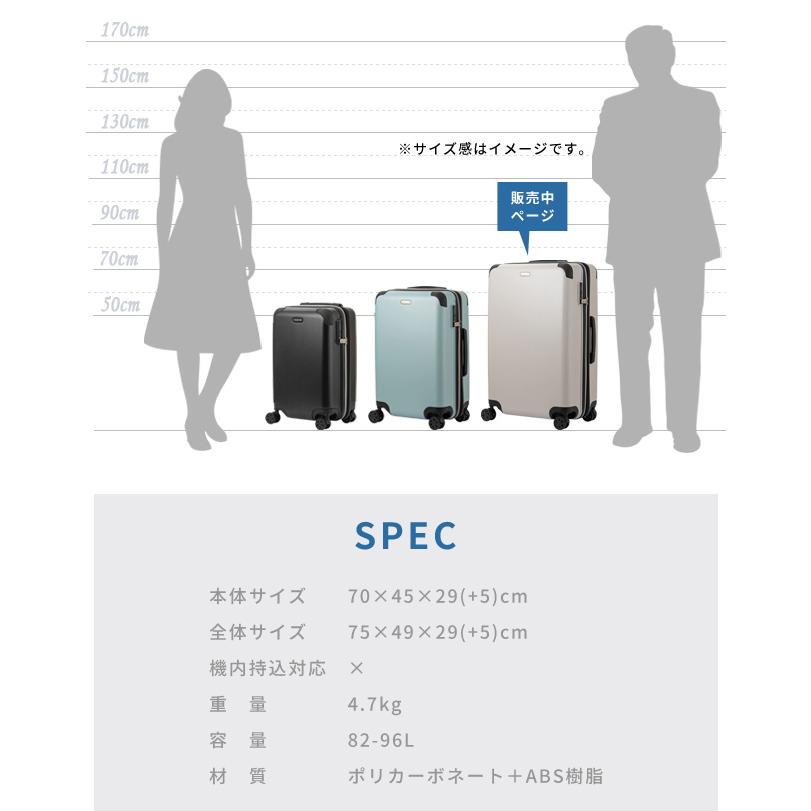 ティーアンドエス スーツケース LLサイズ キャリーケース T&S
