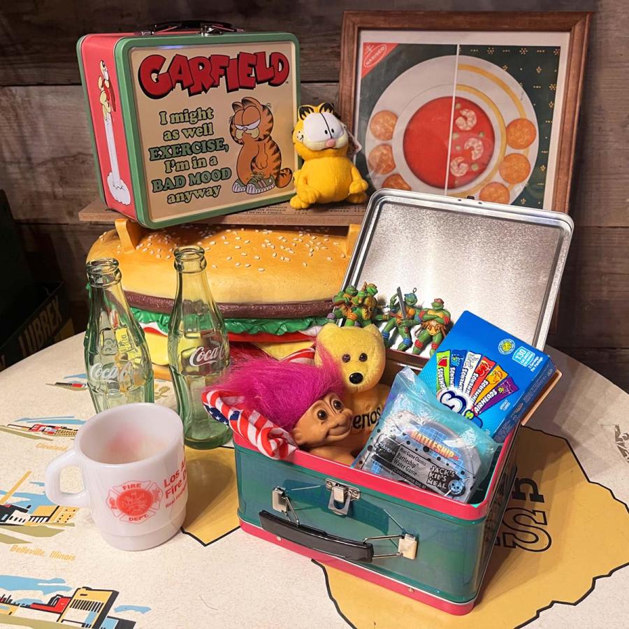 Garfield VINTAGE LUNCH BOX ガーフィールド ランチボックス お弁当箱