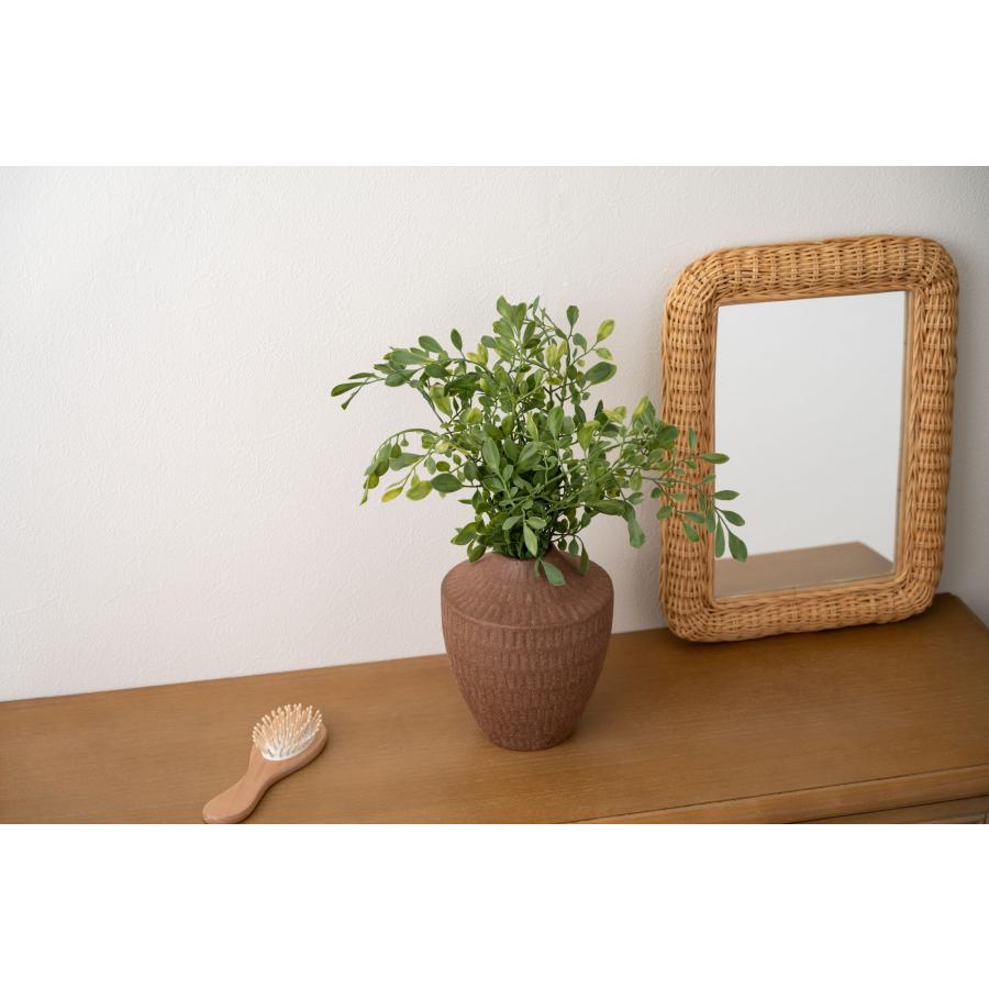 花瓶 花びん フラワーベース 素焼き風 陶器 和モダン ガーリー