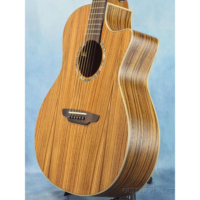 Luna Guitars HT ZBR GCE Zebra Wood Grand Concert 《エレアコ