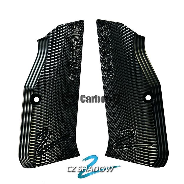 Carbon8 SHADOW-2専用 アルミニウム グリップパネル ブラック : GUN