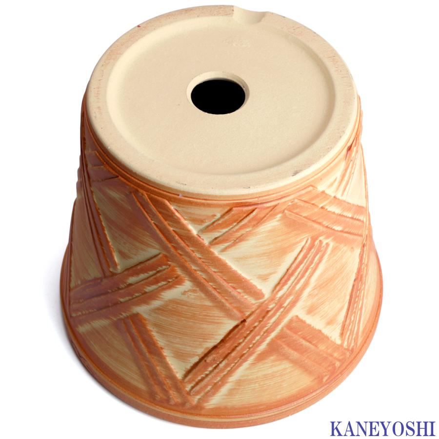 植木鉢 おしゃれ 安い 陶器 サイズ 32cm ハーブのかおり 10号 オレンジ