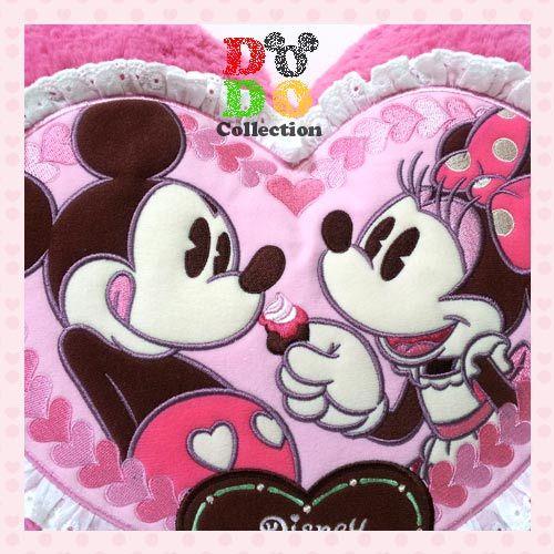 Disney（ディズニー） ミッキー＆ミニー ハート形 クッション