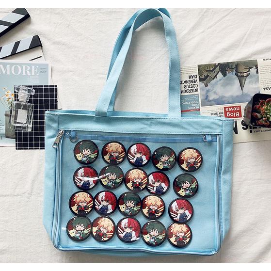 痛バッグ 痛バ レディース トート オタク 推し A4 缶バッチ 推し活