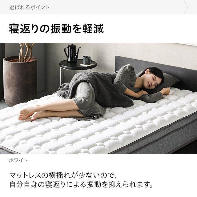 MODERN DECO（モダンデコ） 超極厚 25cm マットレス クイーン ポケット