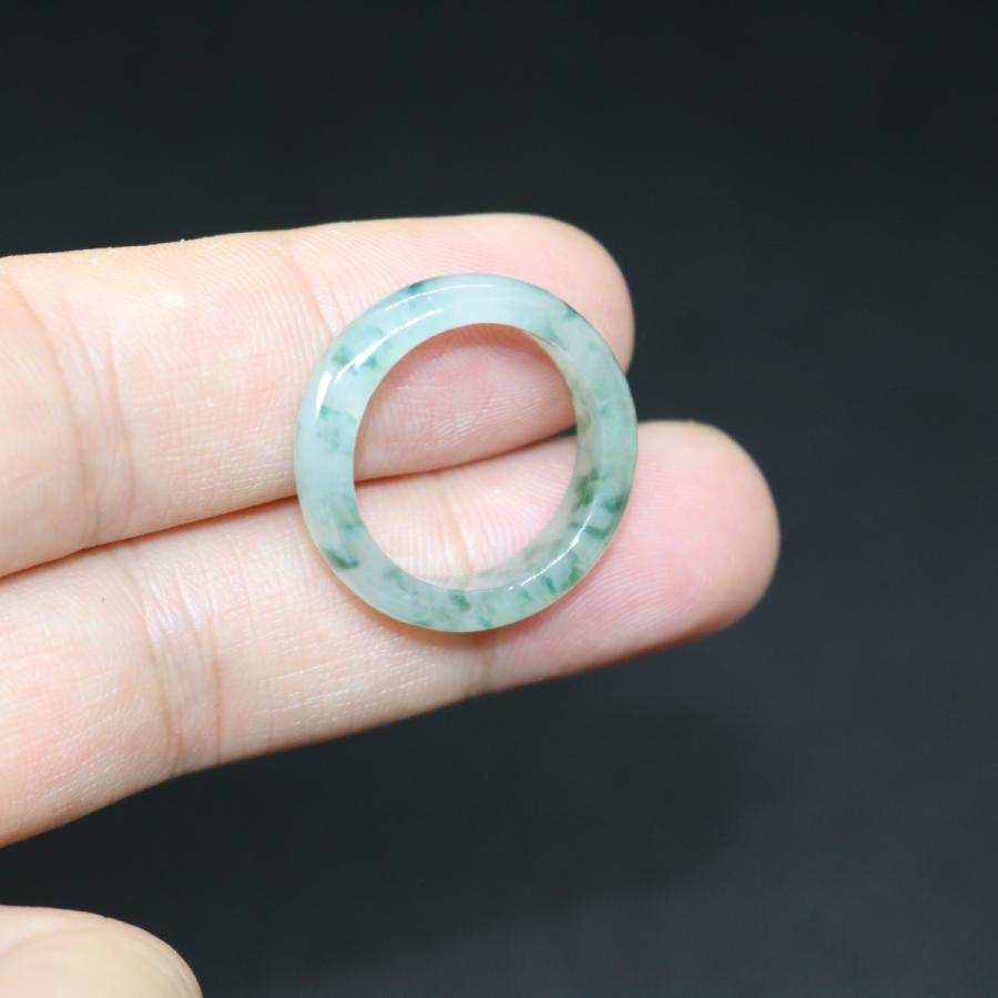 男女兼用 17号 18号 指輪 リング ミャンマー天然翡翠 ジェイダイト