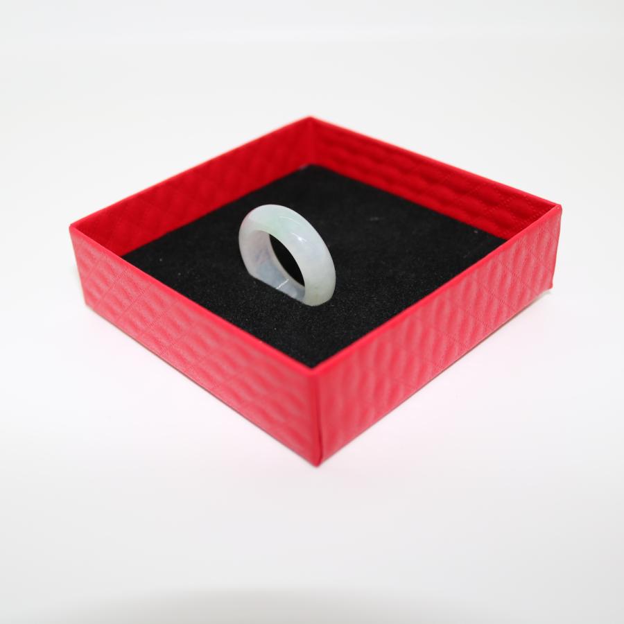 19/20号 指輪 リング ミャンマー天然翡翠 ジェイダイト ヒスイ A貨