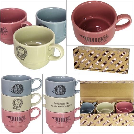 Lisa Larson（リサラーソン） トリオスタックカップセット マイキー