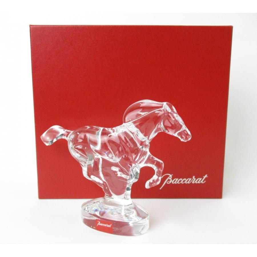 バカラ（Baccarat） 馬 クリスタル フィギュア 干支 ウマ うま 置物