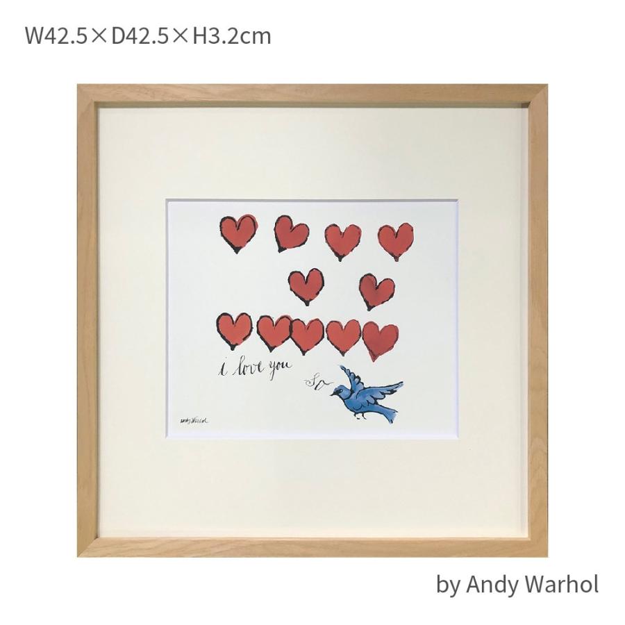 アートパネル アンディーウォーホル 42.5×42.5cm 絵画 インテリア 天然
