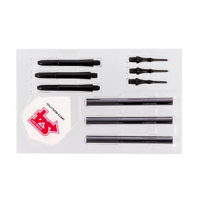 S4-DARTS(エスフォーダーツ) 無月大太刀 黒真打 2BA (ダーツ バレル