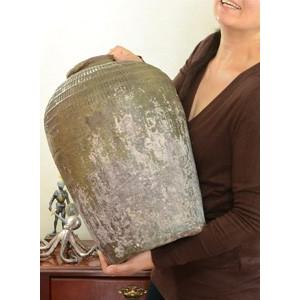 中華古大壷 土壷 アンティーク飾り壷 陶器置物 アンティーク シノワの