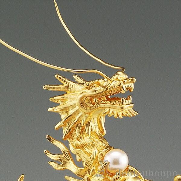 純金 瑞雲昇龍 D 55g ( 光則（金工芸） 木札名入れ有料 高級