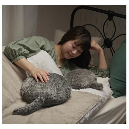 ユカイ工学 Petit Qoobo プチクーボ Gris（グリ・ 灰）心を癒す しっぽ