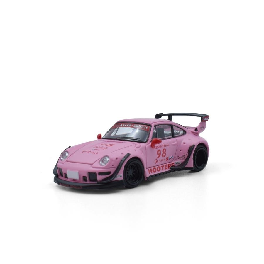 MODEL 1/64 RWB 993 Hooters Matte Pink 98 ミニカー MM64-RWB993-007
