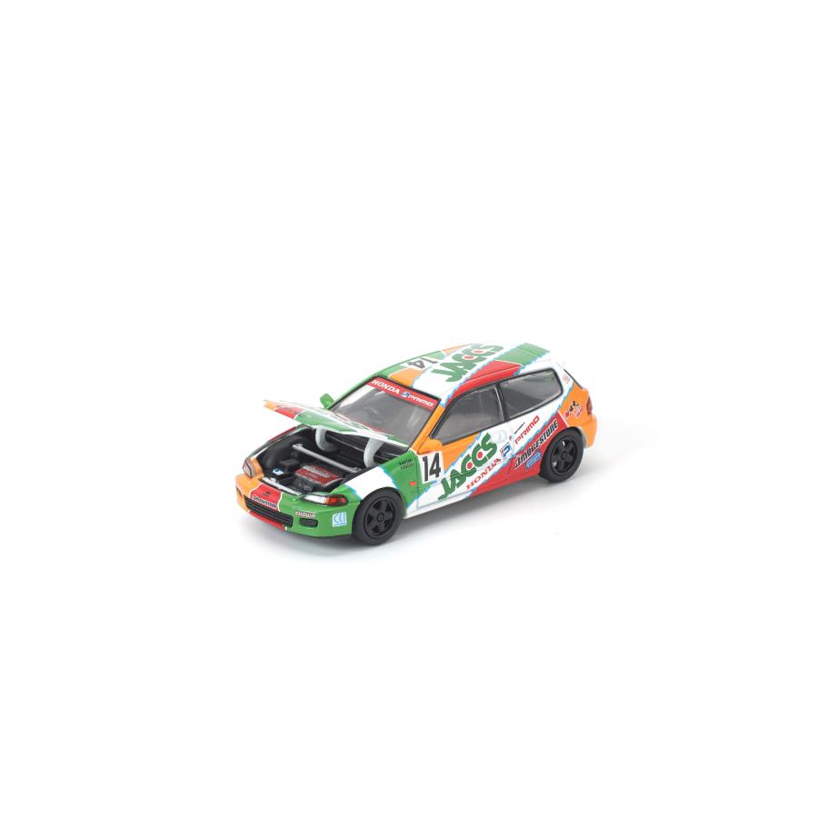 POP RACE 1/64 HONDA CIVIC (EG6) JACCS (ホンダ シビック（EG6）JACCS