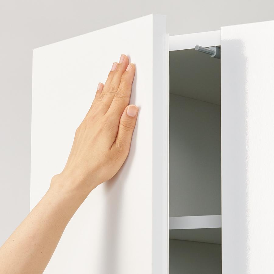 dinos（ディノス） 壁面間仕切りミラーワードローブ 棚 幅60cm・高さ