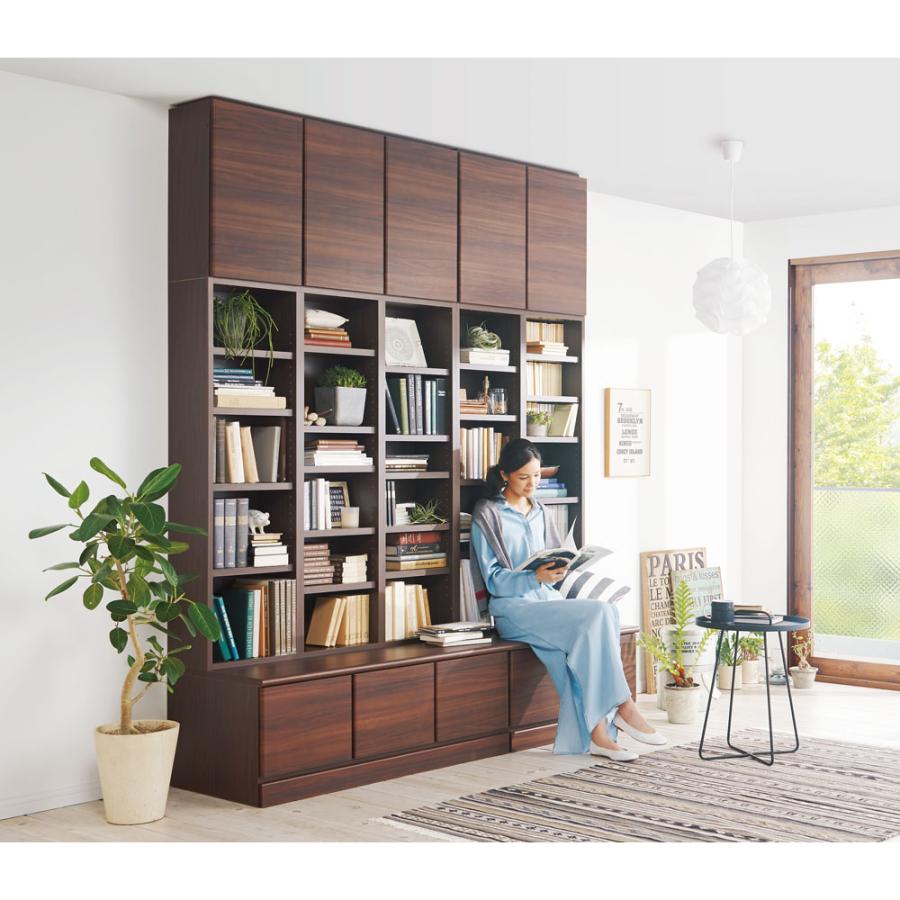 dinos（ディノス） ベンチブックシェルフ 本体 幅78cm 本棚 ラック