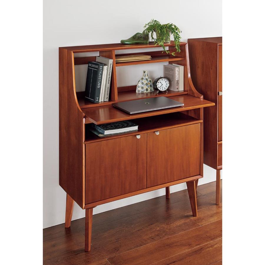 dinos（ディノス） 北欧ビンテージ風Vライティングデスク 机 オフィス