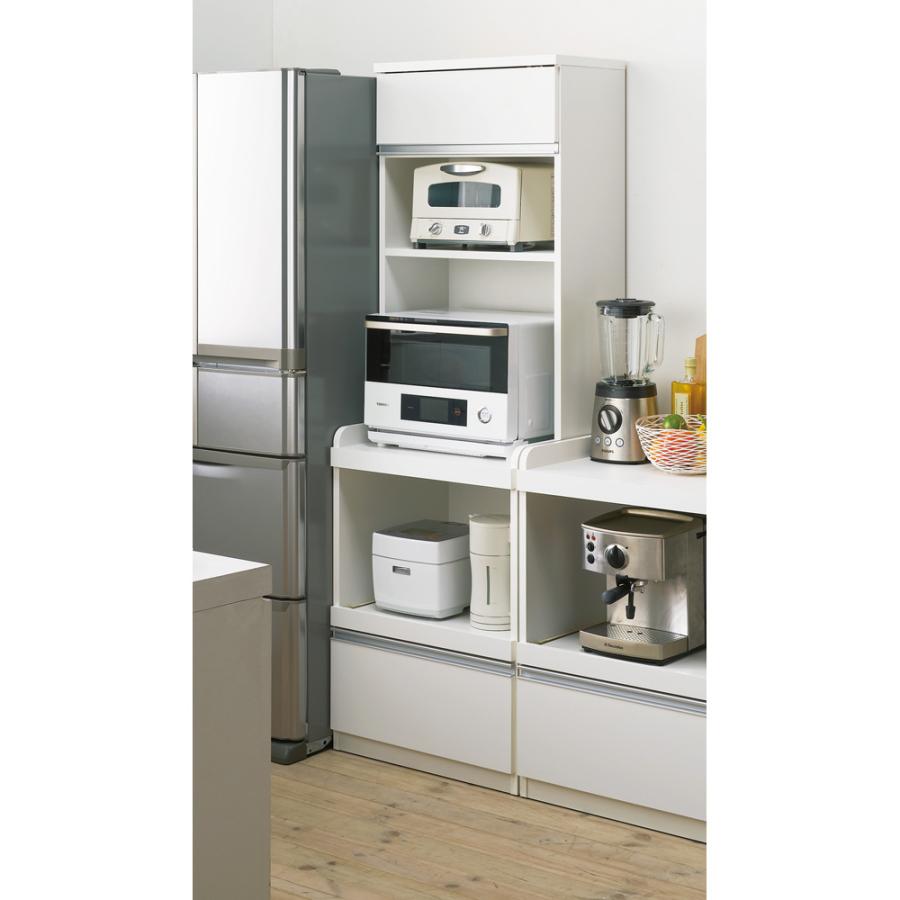 dinos（ディノス） 大型レンジが置ける家電収納庫 3段レンジラック・幅