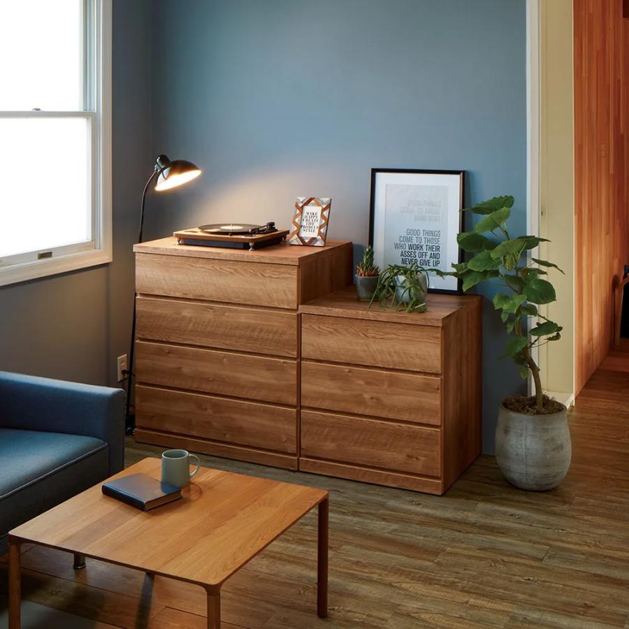 dinos（ディノス） 隠しキャスター付きチェスト 3段・高さ67cm幅60cm