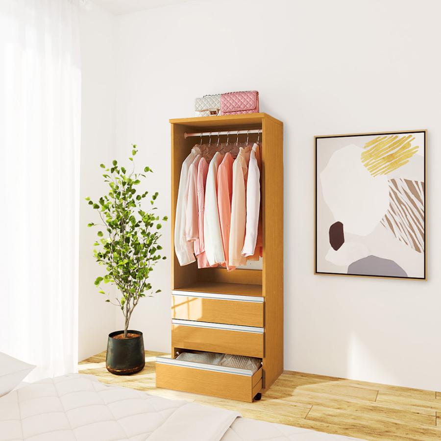 dinos（ディノス） 1台でスッキリハンガーラック 幅59.5cm 衣類収納