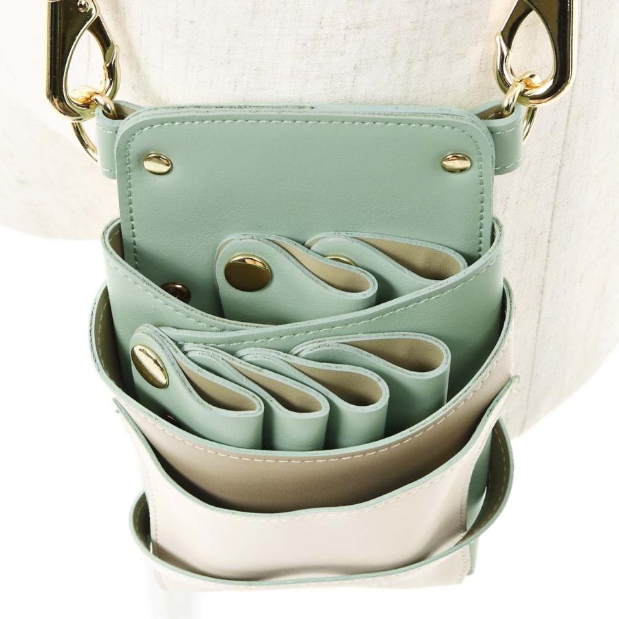 DEEDS シザーケース 美容師 LuxuryStyle シエーナ チェーン付き